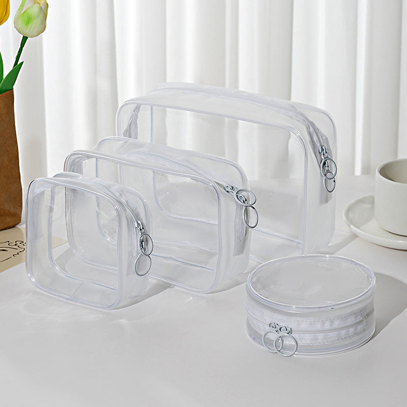 PVC Transparent Bags Multifunctional Cosmetic Bag Travel Storage Bag Water-proof Bag